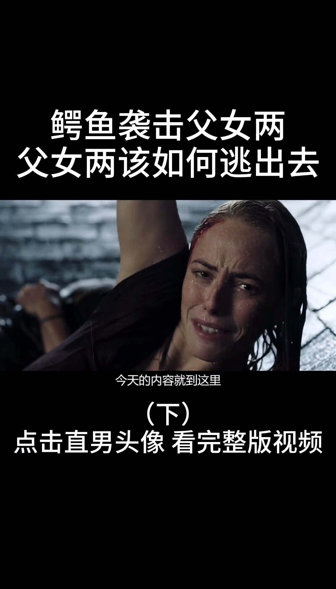 #电影解说#直男解说灾难电影《巨鳄风暴》(下)段