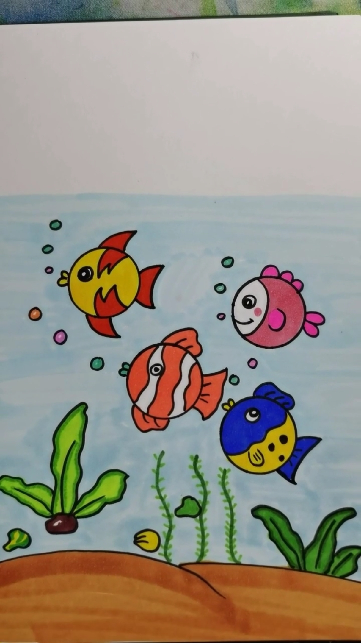 海底世界的小鱼