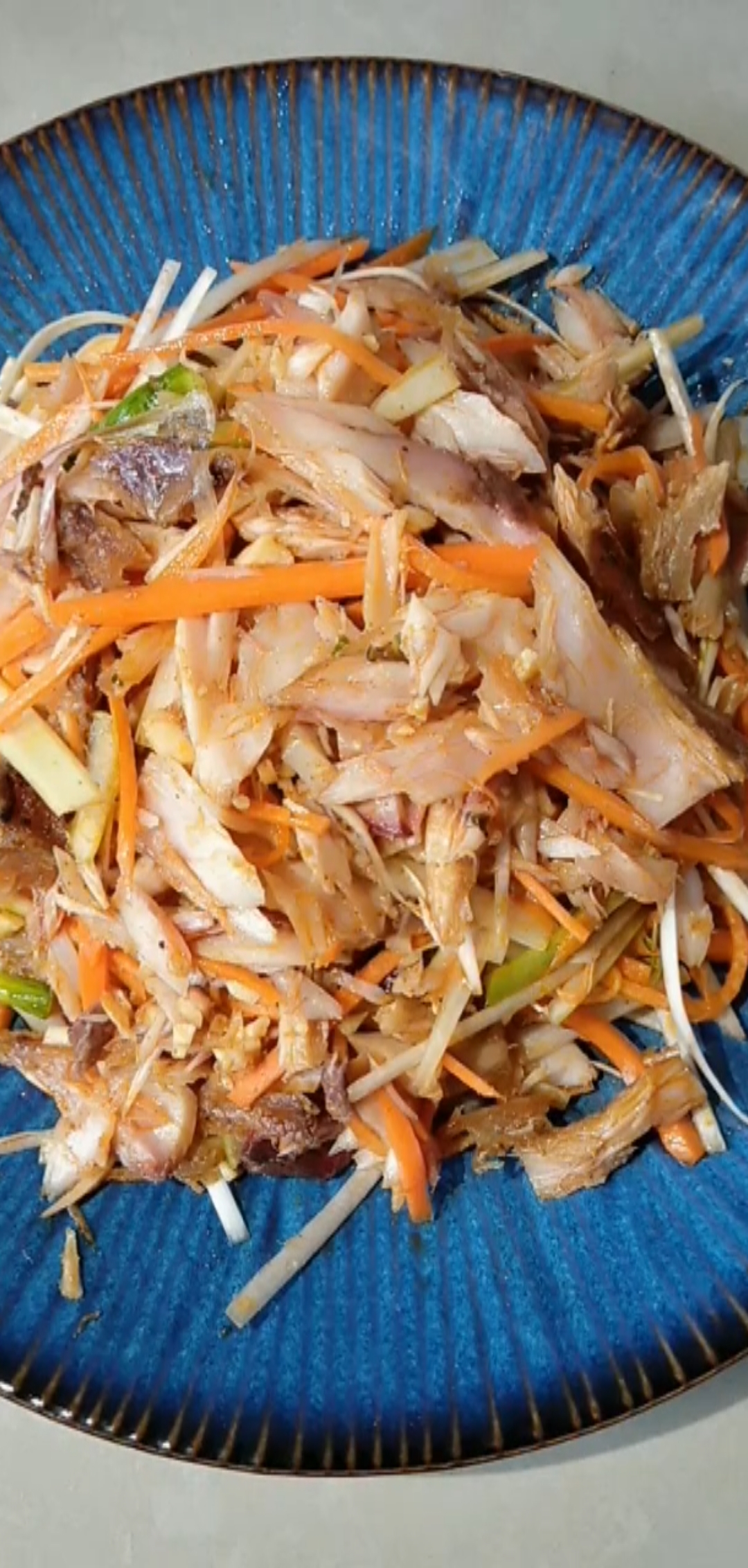 #自制美食#风干鱼,腊鱼怎么吃?凉拌风干鱼吃过吗?看看湖北荆门人家常菜