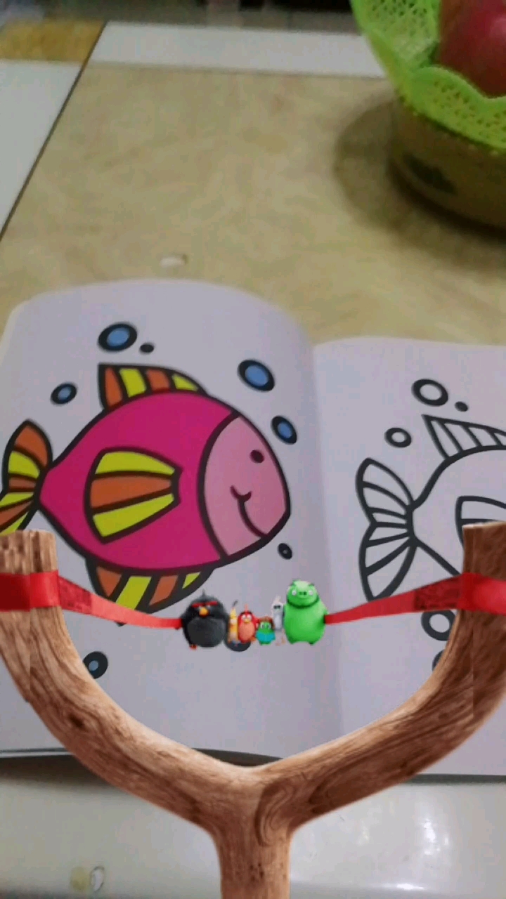 #愤怒的小鸟#简笔画～~鱼