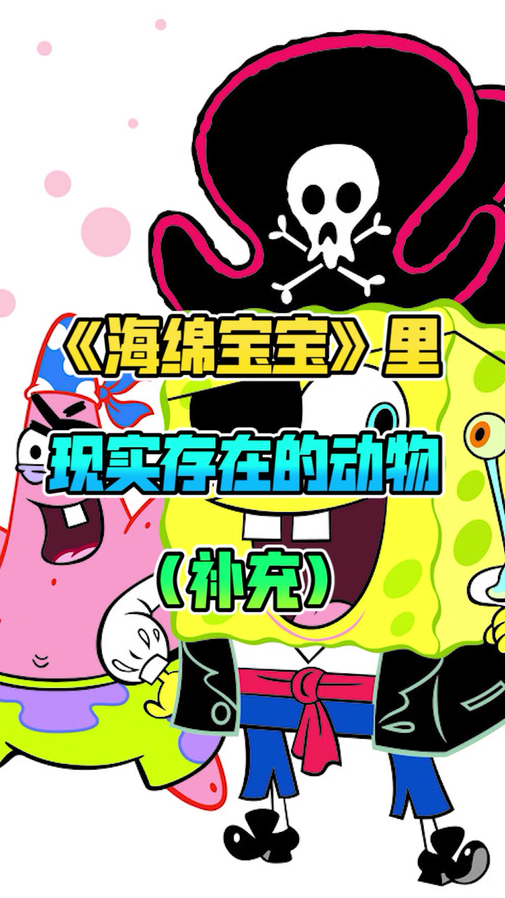 #海绵宝宝派大星#海绵宝宝现实存在的动物,最后一期你知道有谁吗?