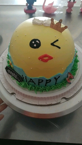 呆萌小鸡蛋糕,生肖鸡宝宝专属蛋糕!你家有鸡宝宝吗?