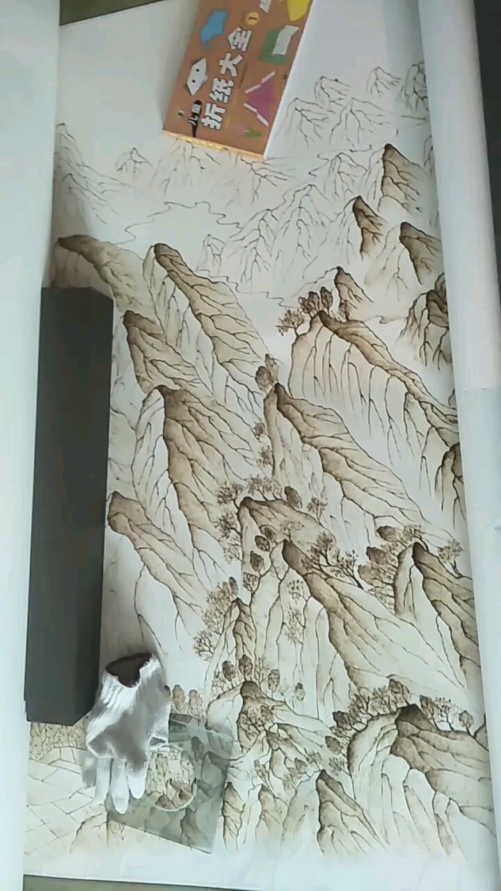 #画画原来如此简单#赵旭慧老师丝绢烙画,分享一下