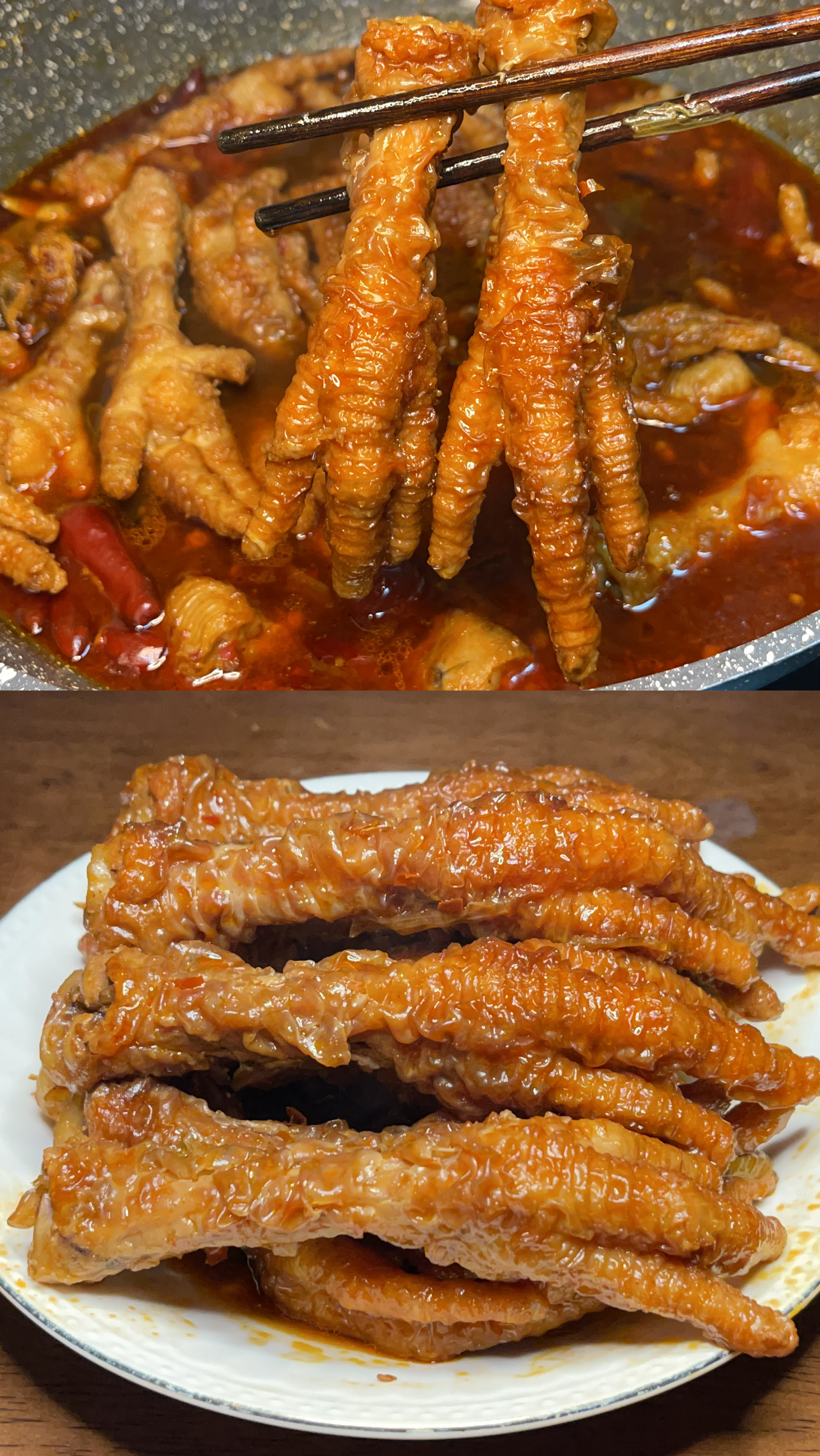 #虎皮鸡爪#菠菜15一斤,鸡爪18一斤,虎皮鸡爪安排起来,软烂脱骨真过瘾