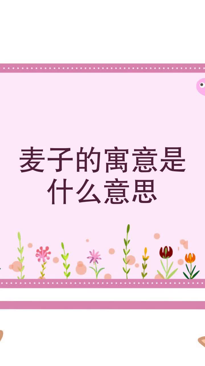 麦子的寓意是什么意思