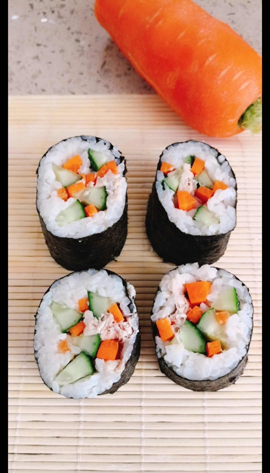 #美食记#低脂低卡的金枪鱼寿司配料分