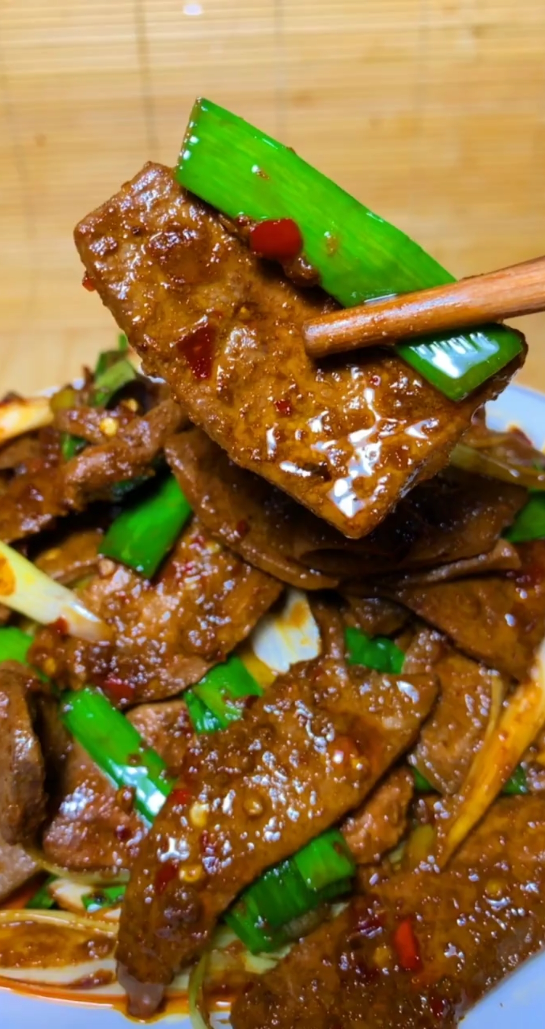 老干妈炒猪肝,香辣下饭,你能吃几碗