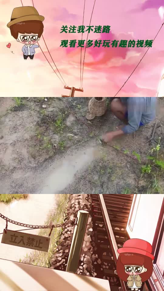 大雨过后,农村野外小路上都是鱼,男子徒手抓鱼,太爽了