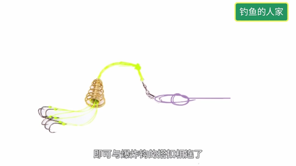 抛竿钓法,配上爆炸鱼钩来钓鱼,针对野钓水库个体较大的鱼