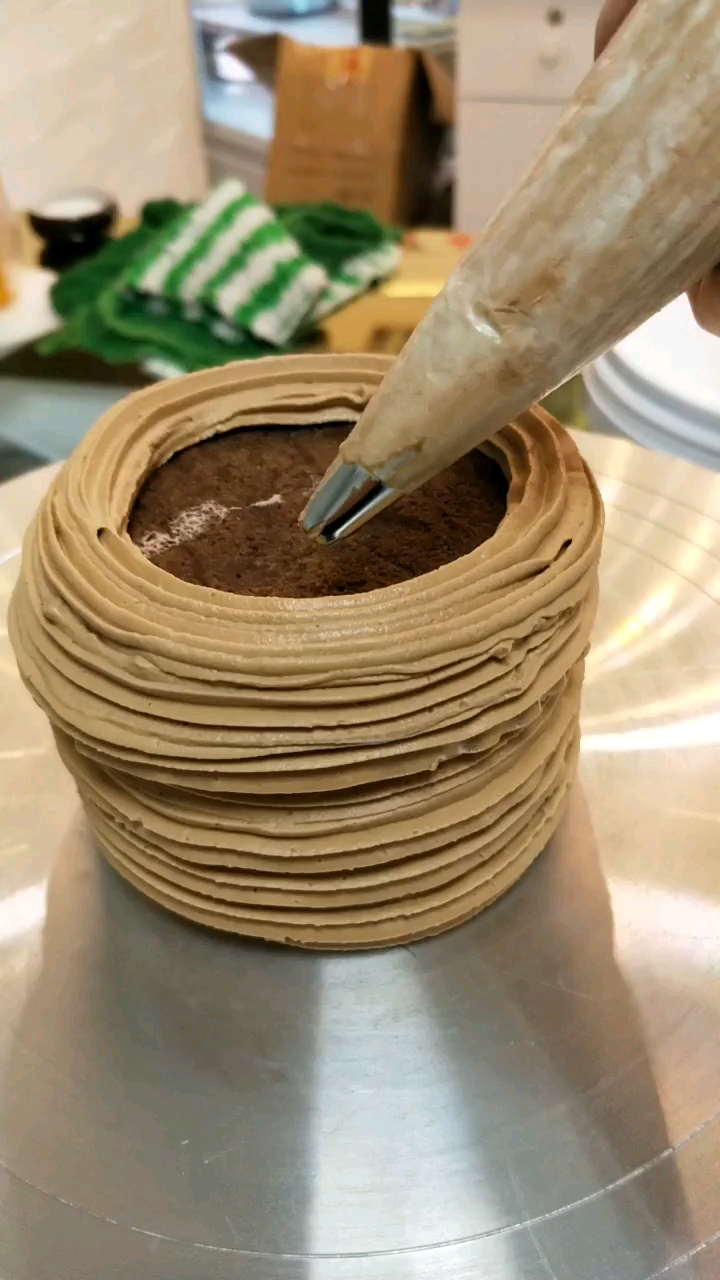 网红布朗熊蛋糕制作