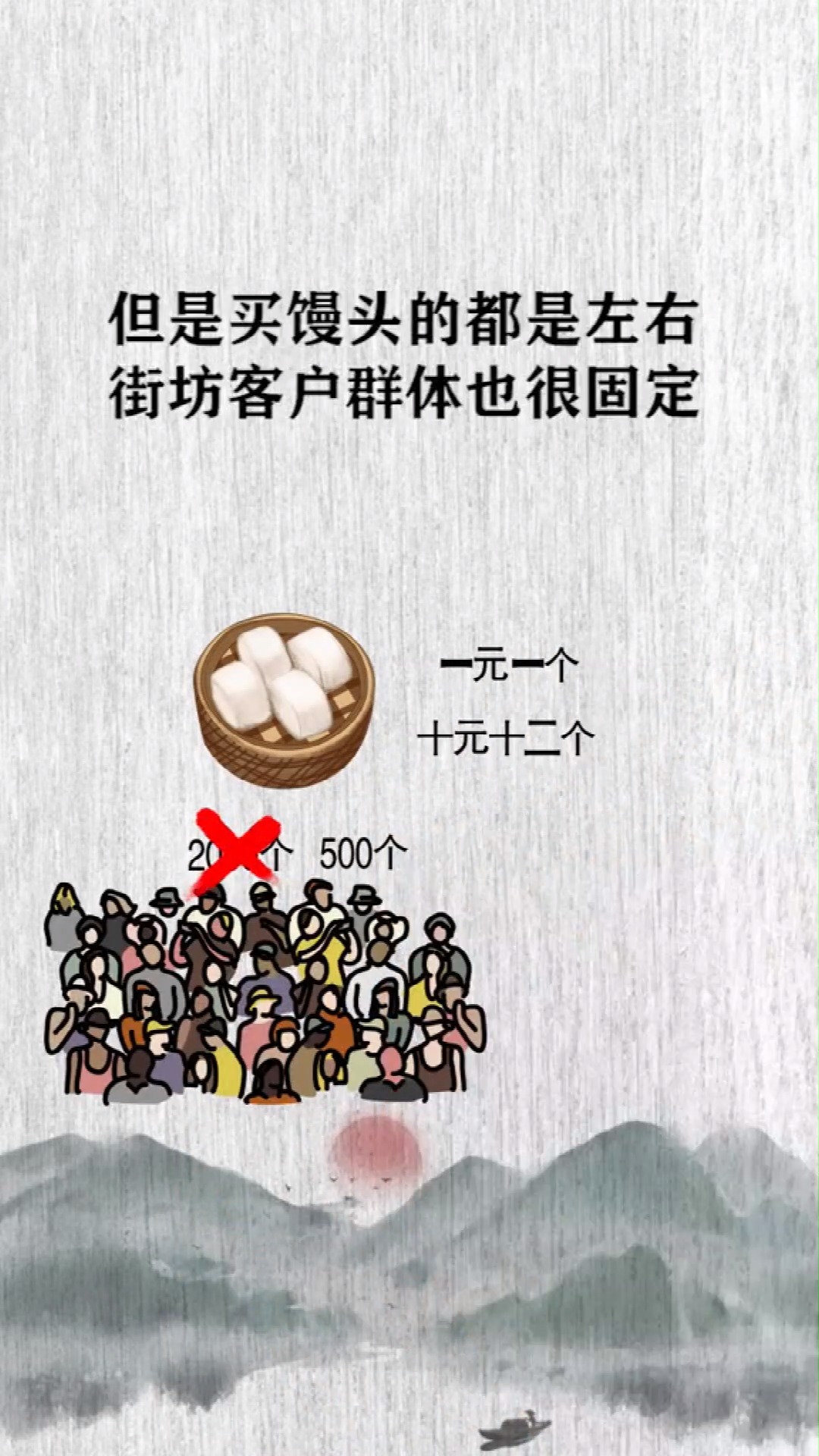 #手绘#馒头一个卖馒头的思维小故事,看懂的人将会发生改变
