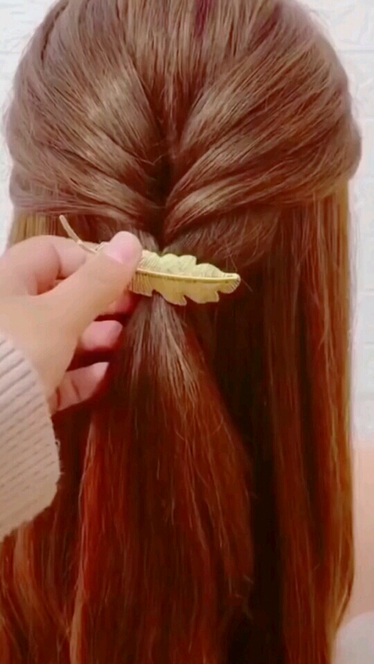 这样的鱼尾辫真的超级简单的