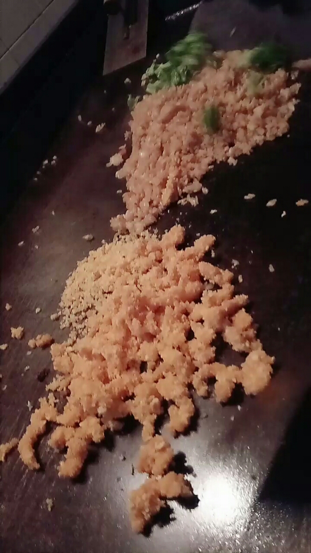 铁板鸡柳炒饭甜辣酱