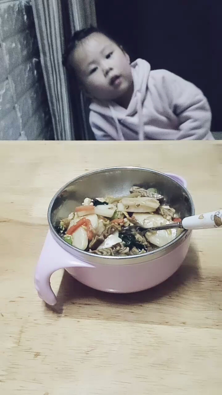 吃炒年糕了