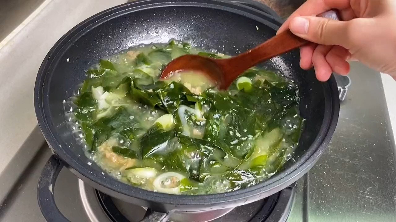 裙带菜的泡发笔记,收藏好啦#裙带菜#