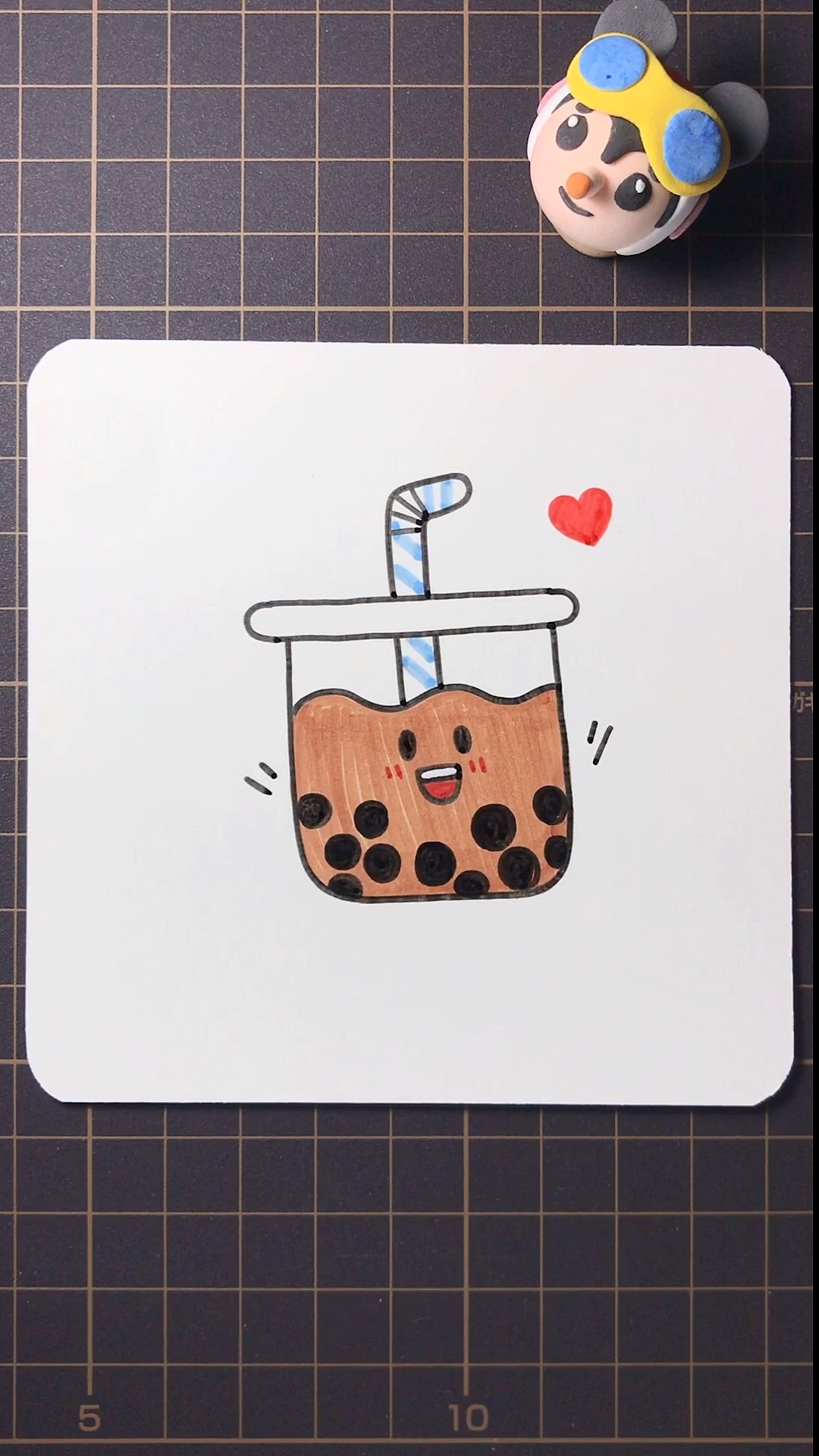 #简笔画#珍珠奶茶你要几分甜?