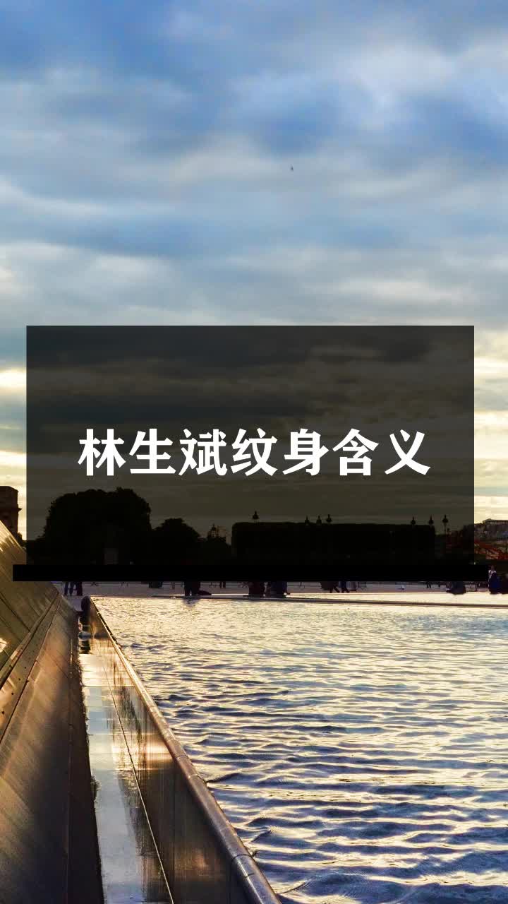 林生斌纹身含义