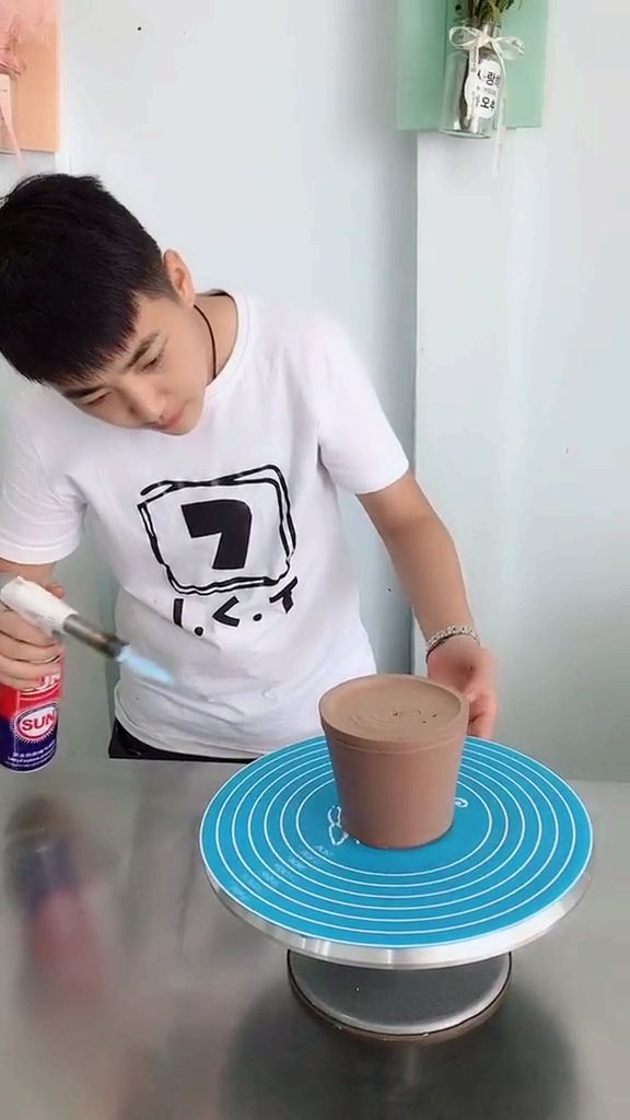 #我和秋天撞个满怀#以假乱真的花盆蛋糕,你学会了吗