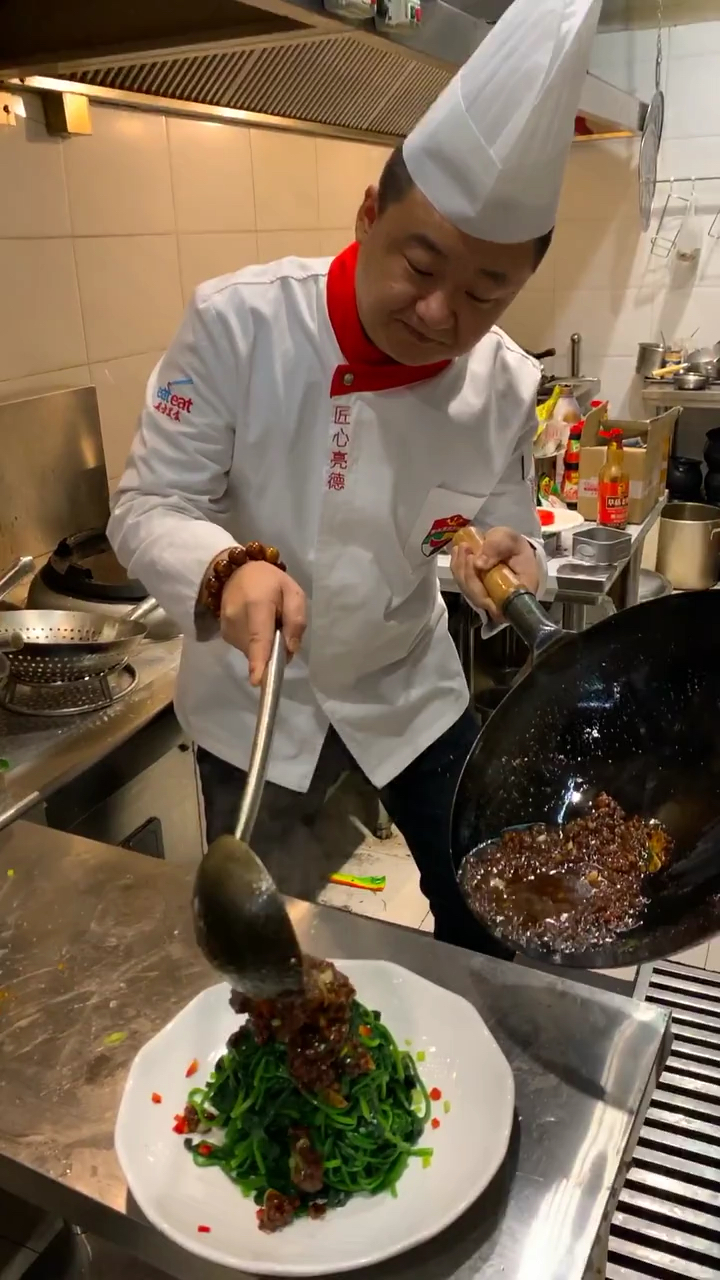 肉沫菠菜