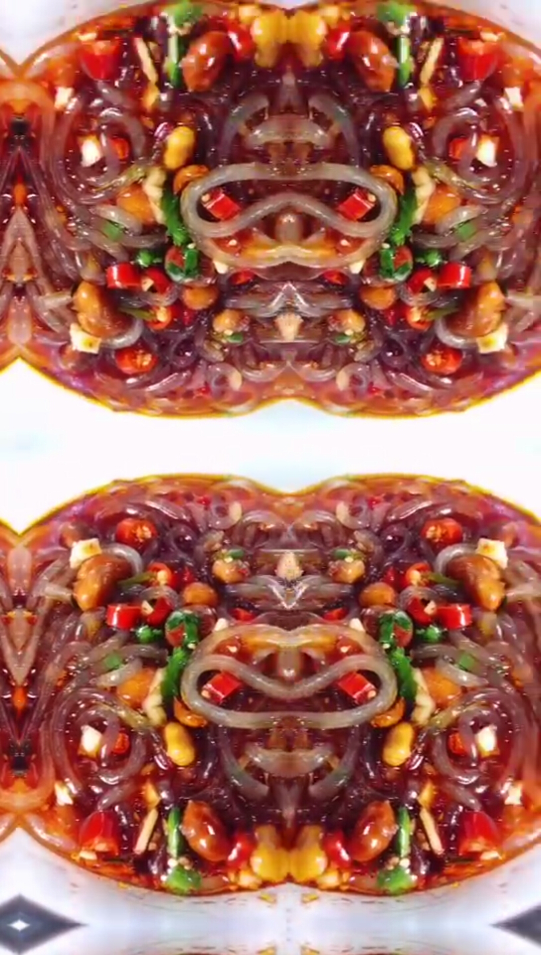 #我家自制美食#在家制作酸辣粉,简单易学,大人孩子都爱吃!