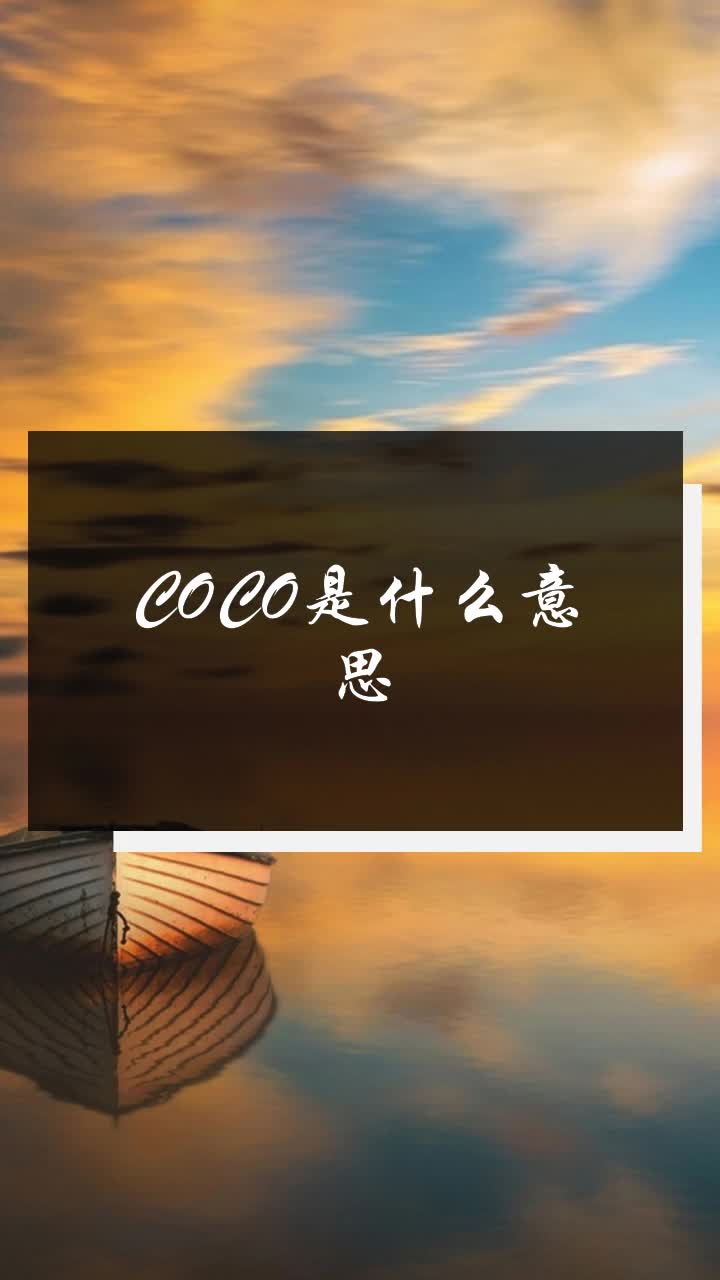 COCO是什么意思