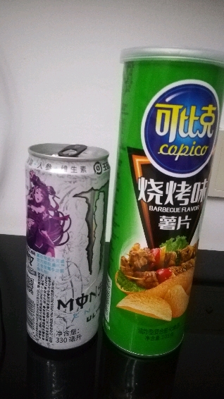 可克。烧烤味薯片