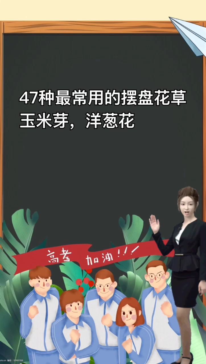 47种最常用的摆盘花草
