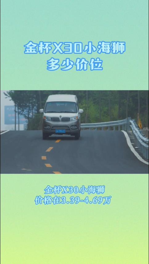 金杯X30小海狮多少价位