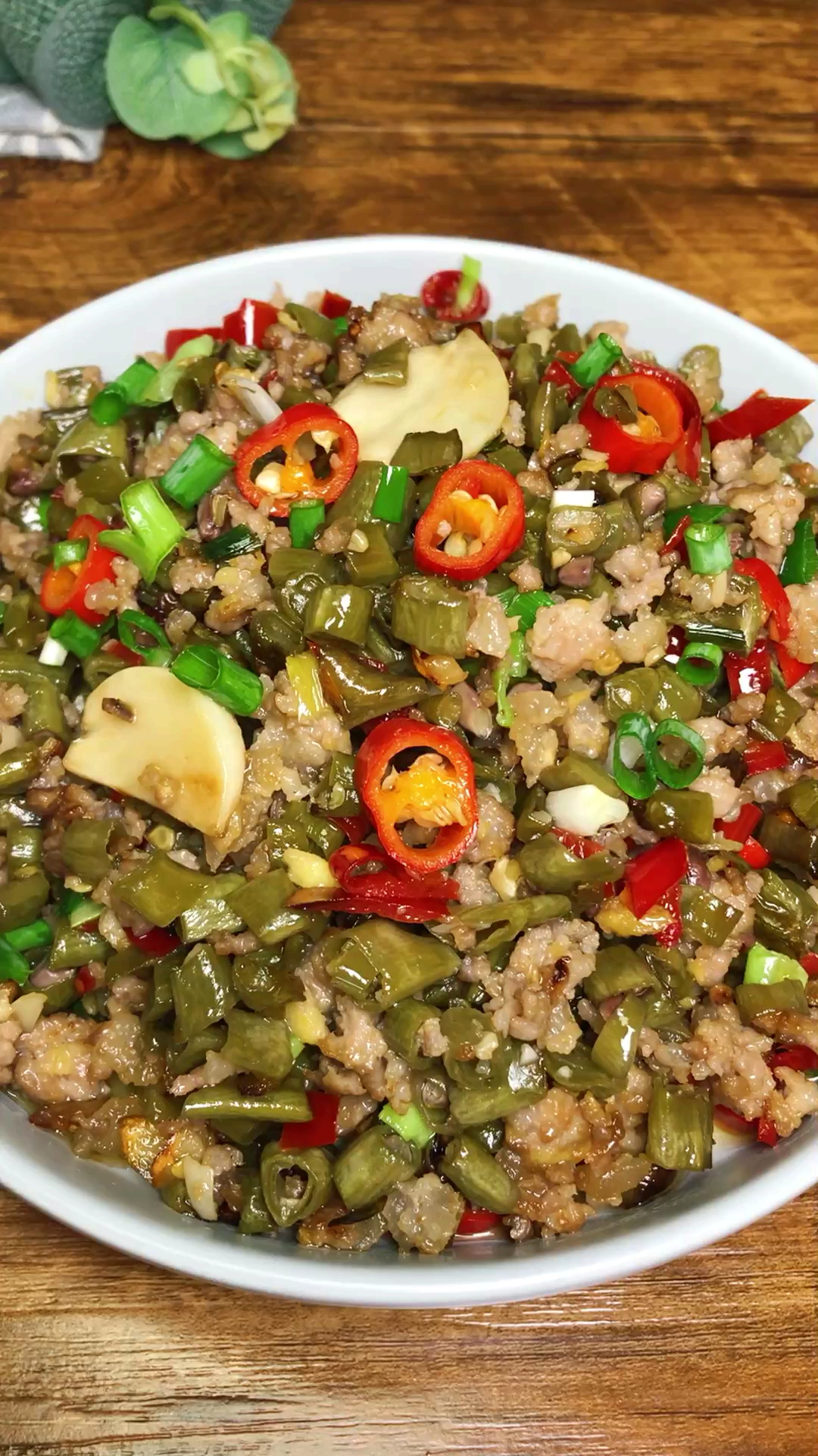 简单又下饭的肉末酸豆角,配米饭你能吃几碗?