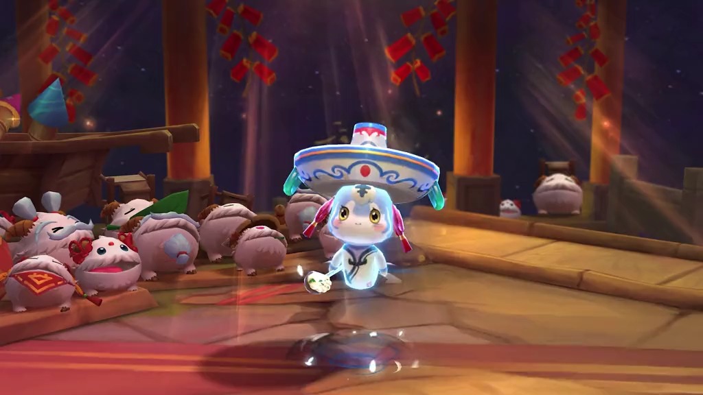 #英雄联盟#云顶之弈新年庆小美人鱼预览