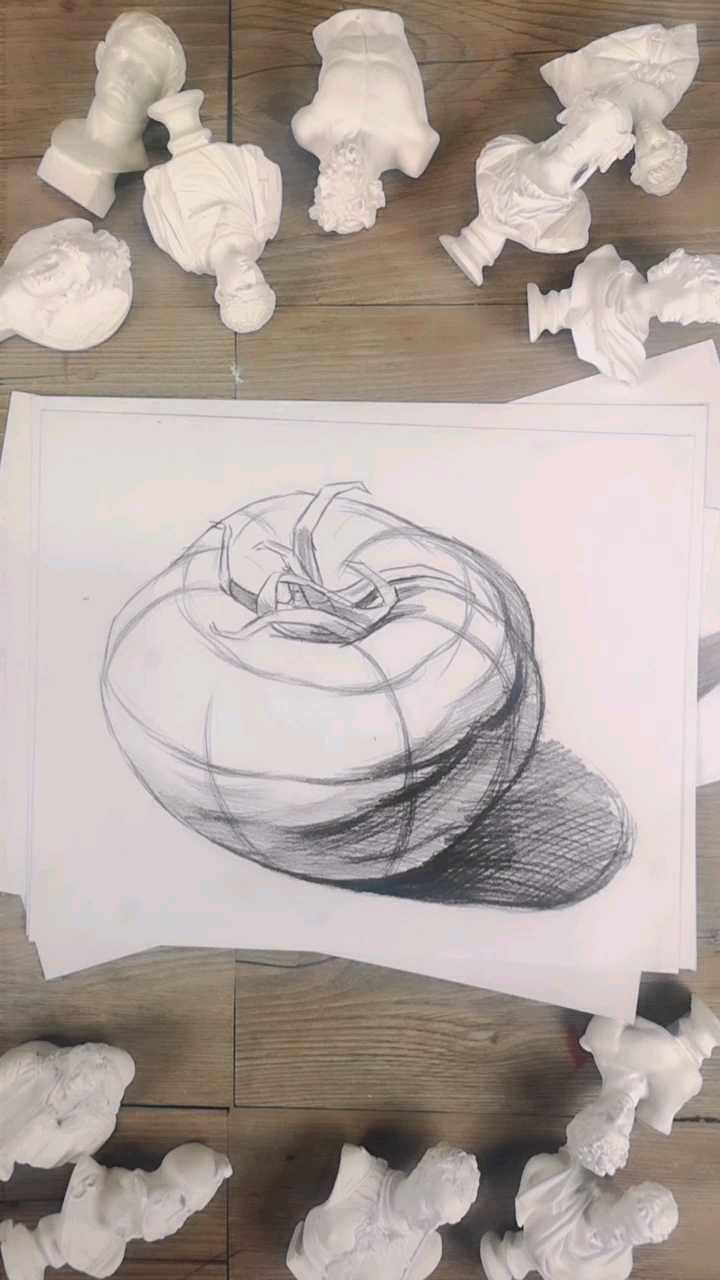 结构素描之水果蔬菜系列