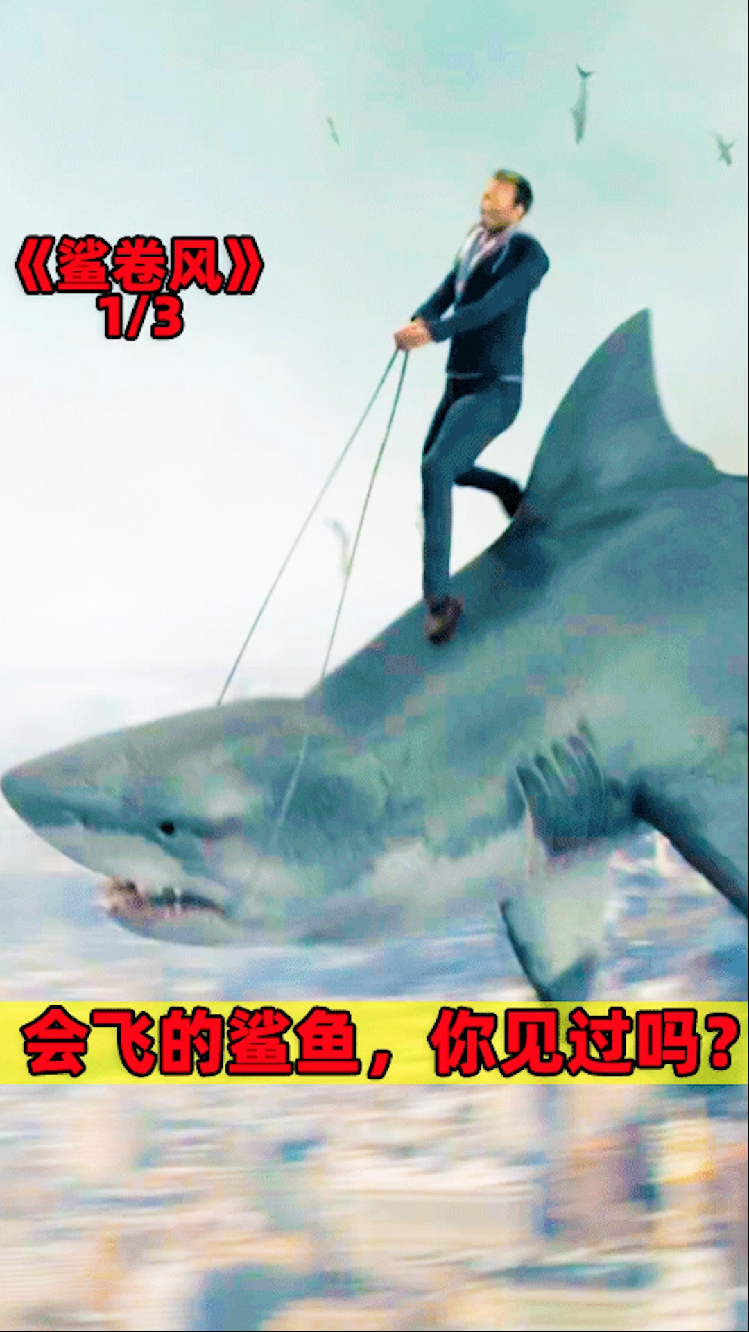 #电影解说#男子在万米高空的飞机上,居然看到窗外有鲨鱼