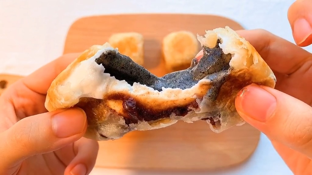 #美食#手抓饼仙豆糕,手抓饼新吃法!
