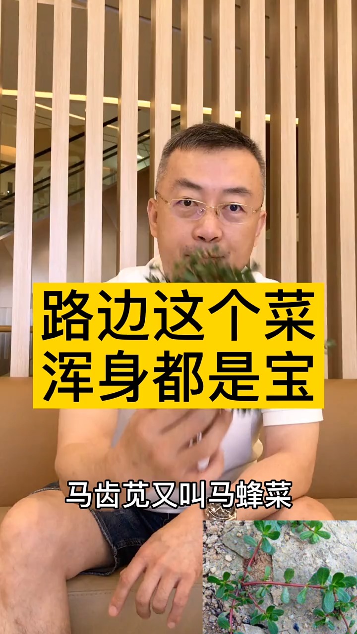 #健康养生#路边这个菜,浑身都是宝!