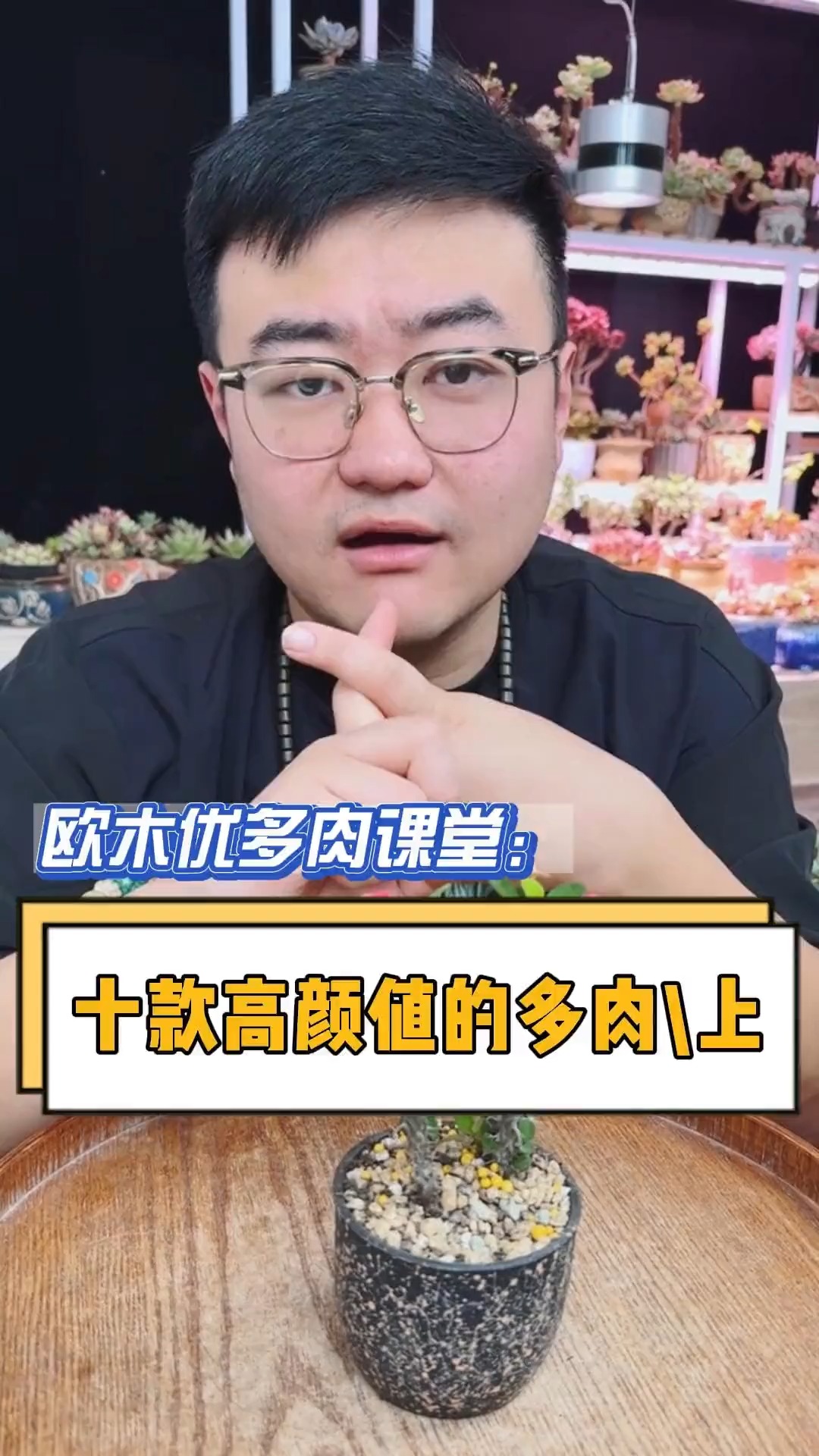 十款高颜值的多肉，你一定要知道，剩下五款下期再说#多肉#多肉植物#