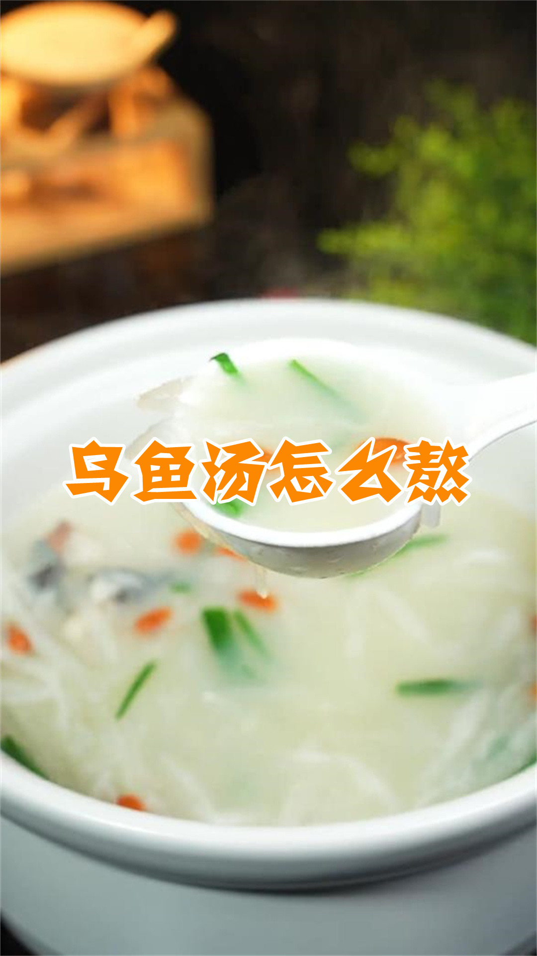 乌鱼汤怎么熬