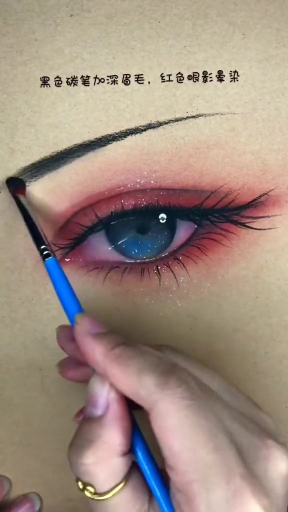 #画画原来如此简单#一个简单的眼睛画，保你一看就会系列！