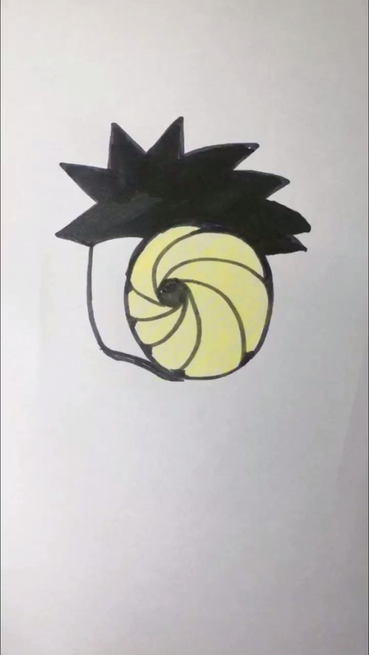 #我要上热门#简笔画火影人物宇智波带土