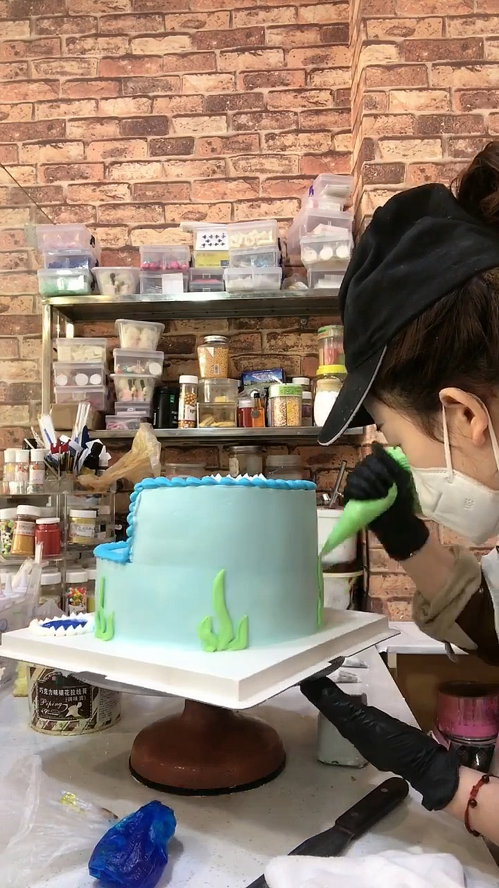 海底小纵队蛋糕教程来袭