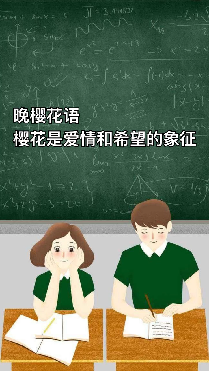 我来说说晚樱花语