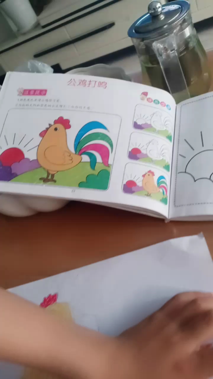 今天画的 大公鸡 