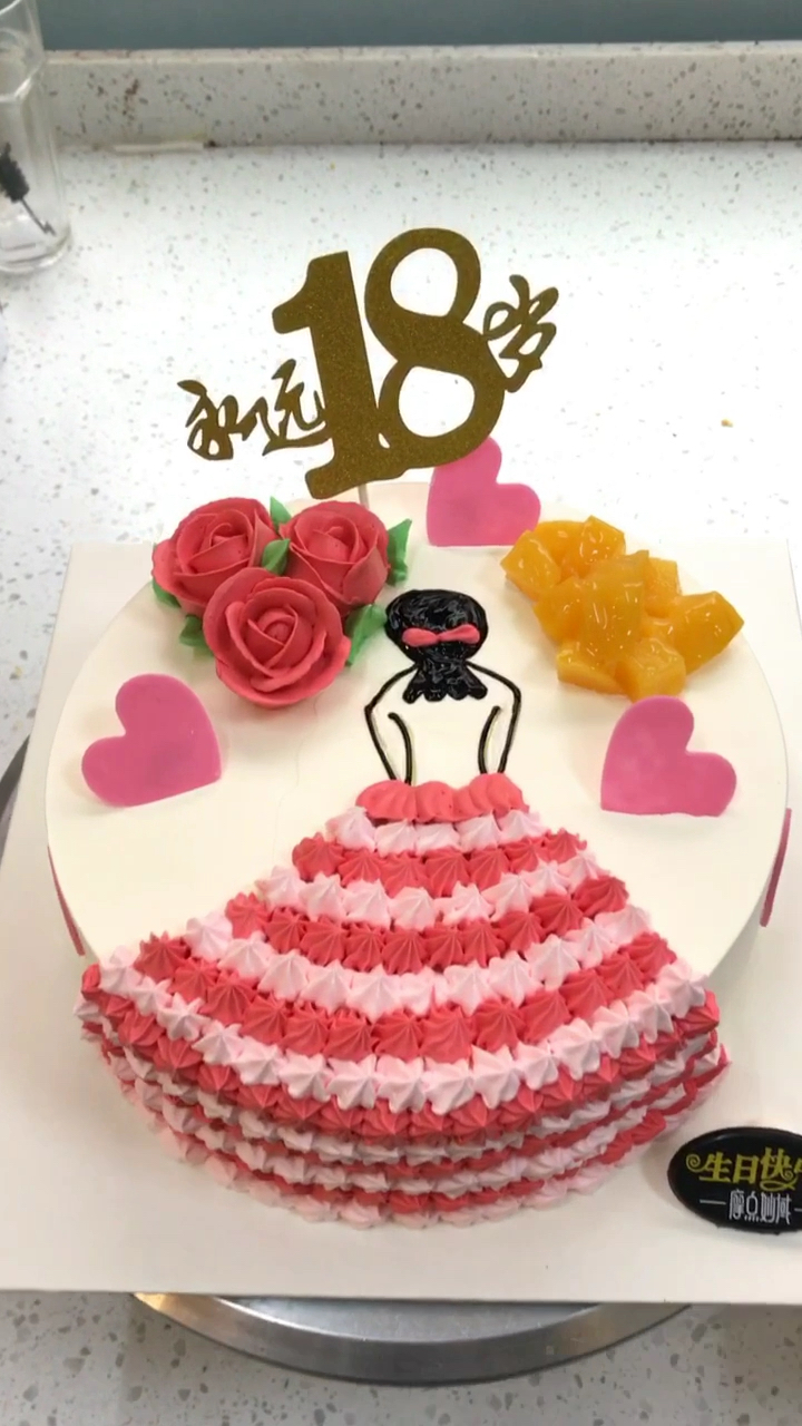 超美背影蛋糕,你今年多少岁了?