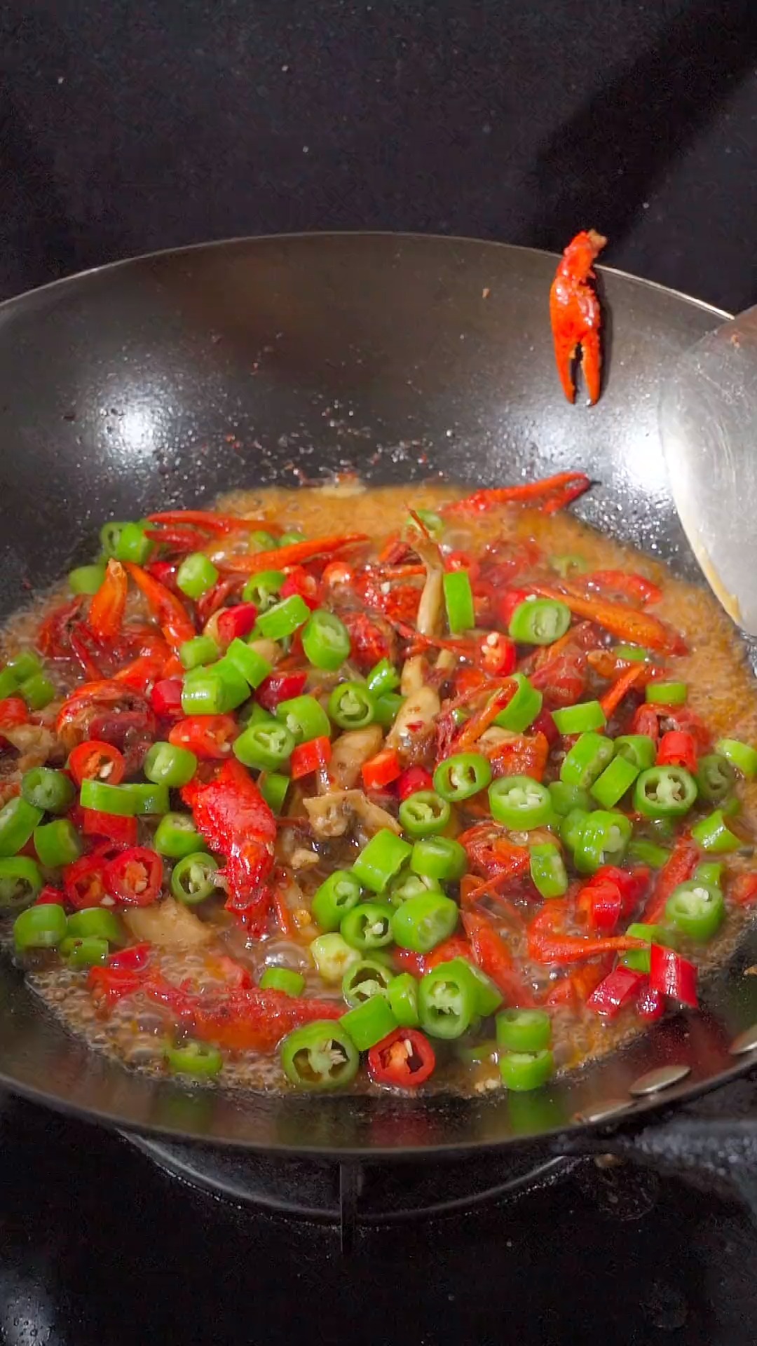 #湘菜#虾球烧跳跳蛙 有空你一定要试试 ,好吃的舔手指!