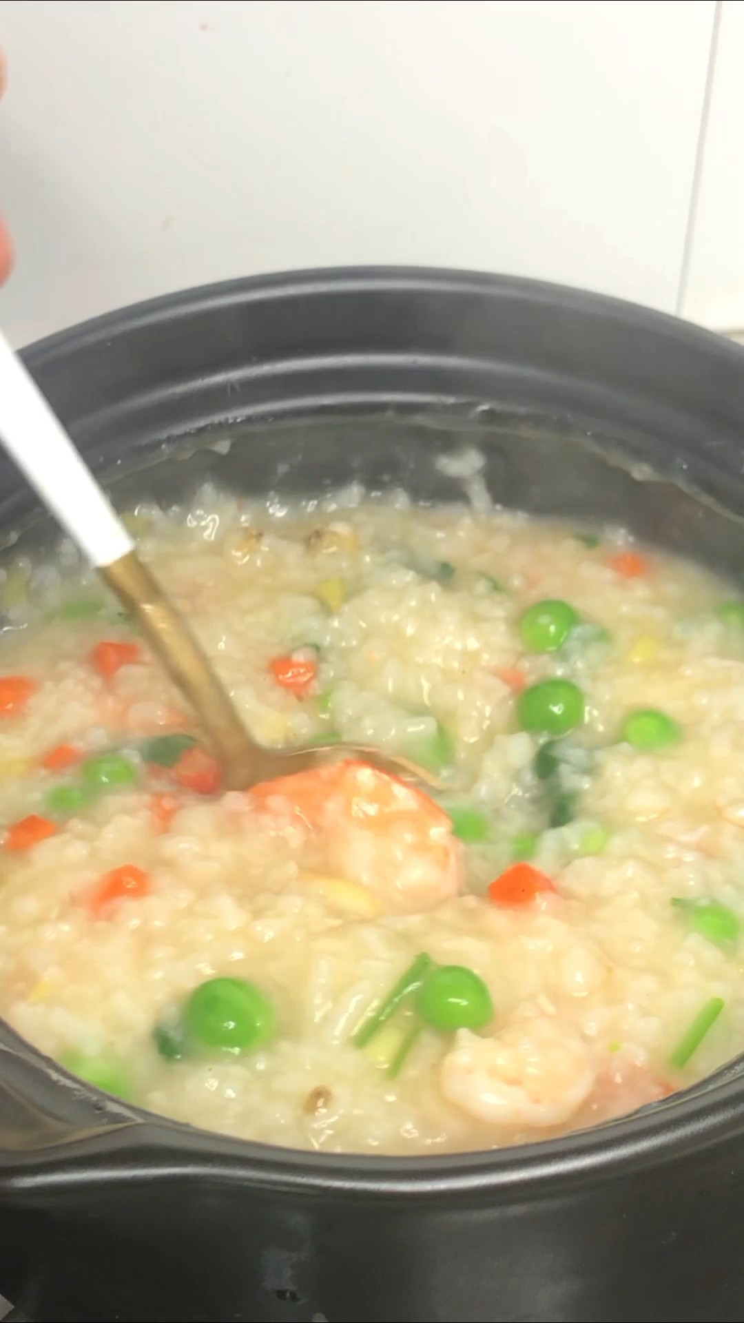 鲜虾鲍鱼粥
