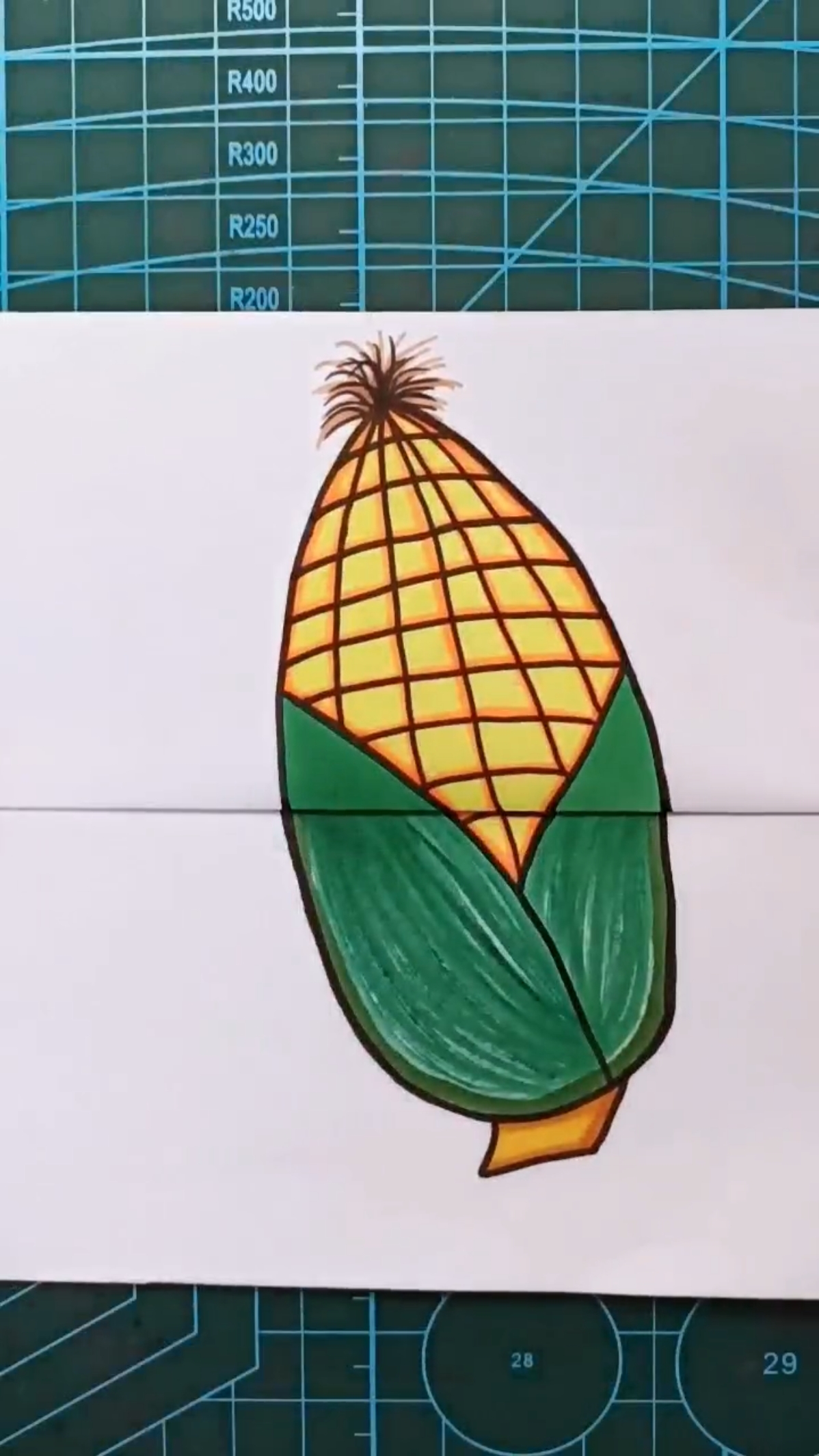 #儿童创意美术#画个爆米花