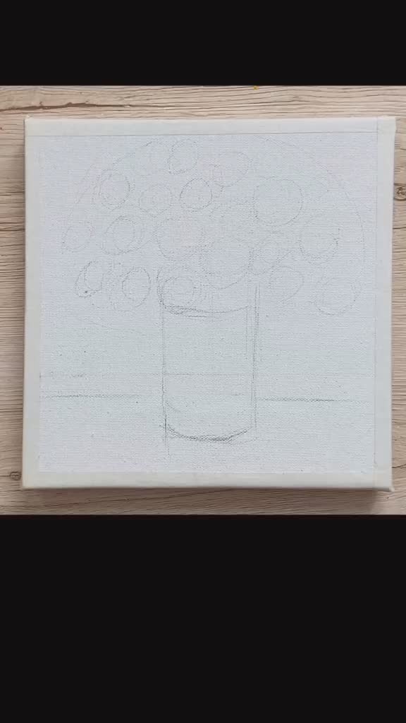 收藏这份美好繁花似锦丙烯 画画 美术 想画就画
