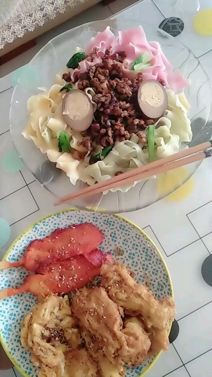 儿子的午餐