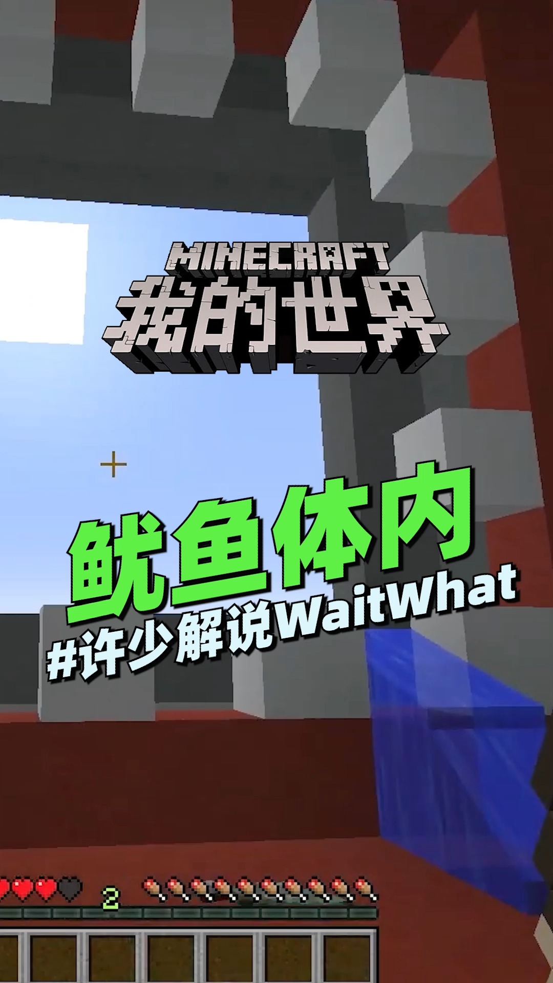 #我的世界#我来到了鱿鱼的体内!