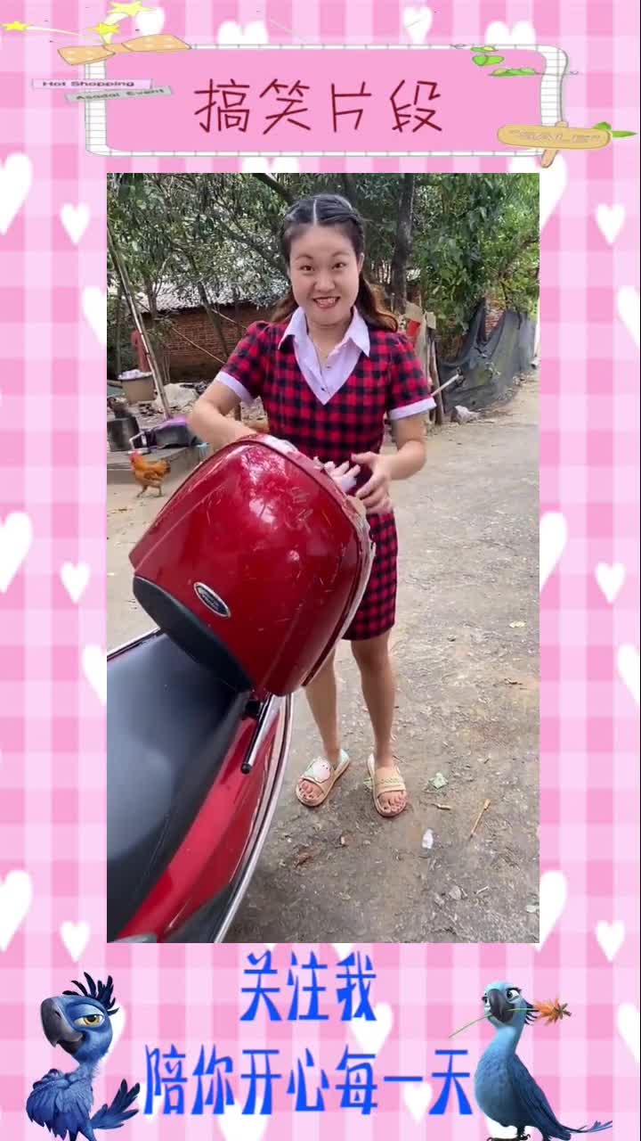 农村美女铁铲煮鸡爪美食,搞笑视频