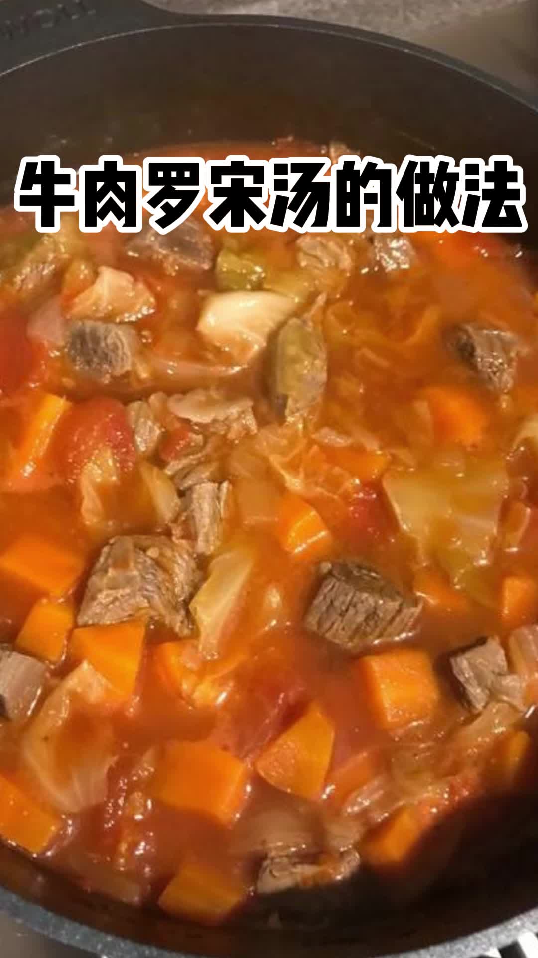 牛肉罗宋汤的做法,你理解了吗